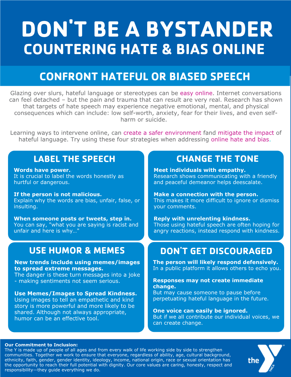 Countering Hate & Bias Online