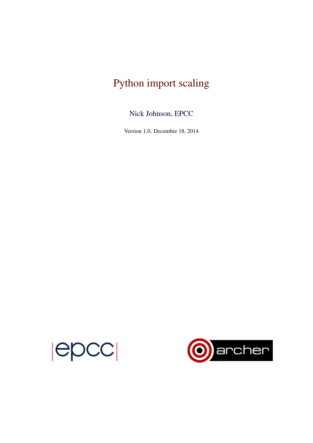 What's with All This Python Import Scaling, Anyhow?