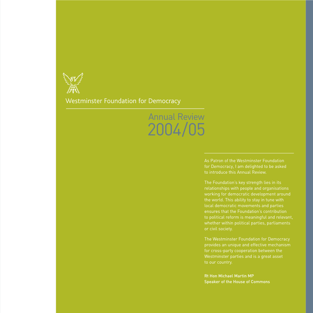 Annual Review 2004/05