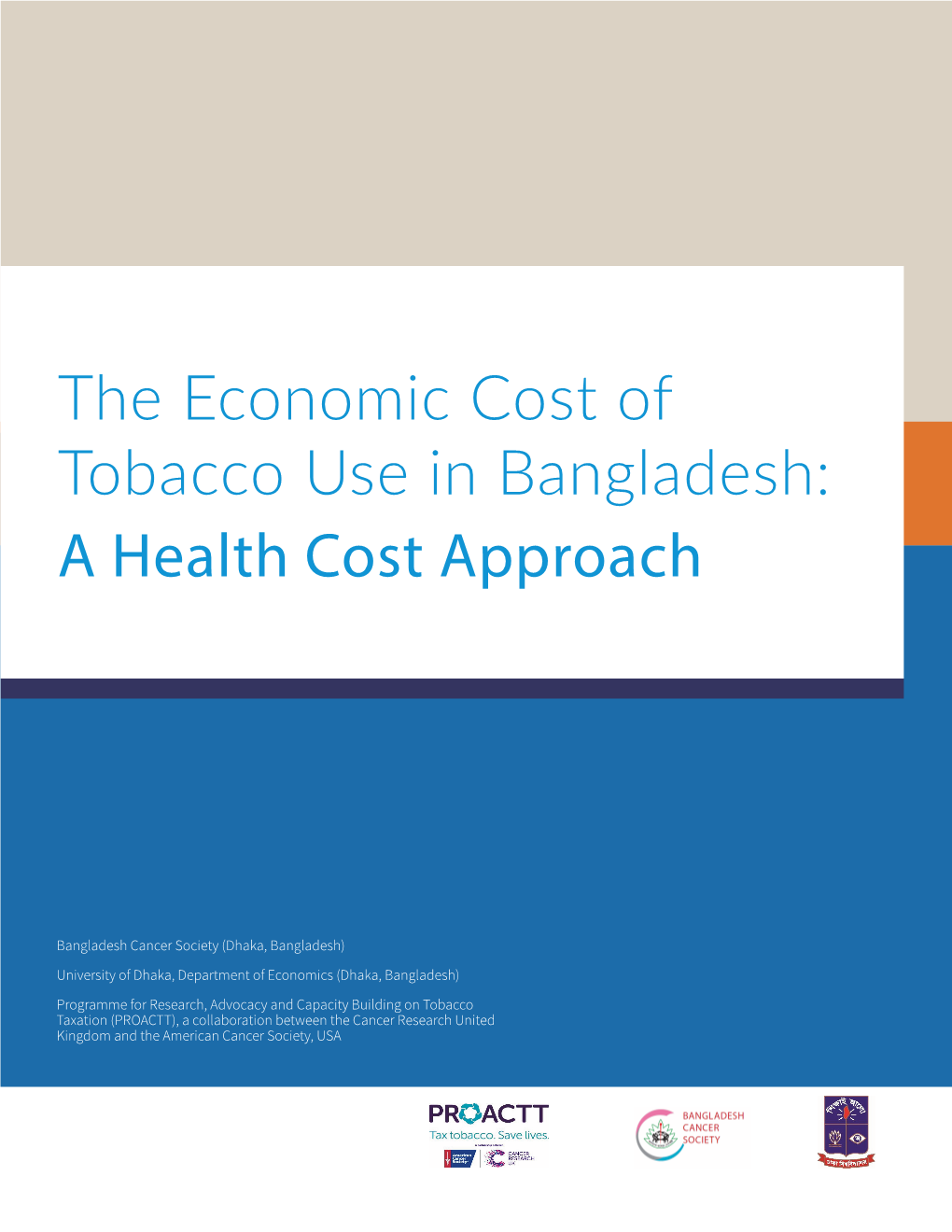 Bangladesh Health Cost Full Report 2020