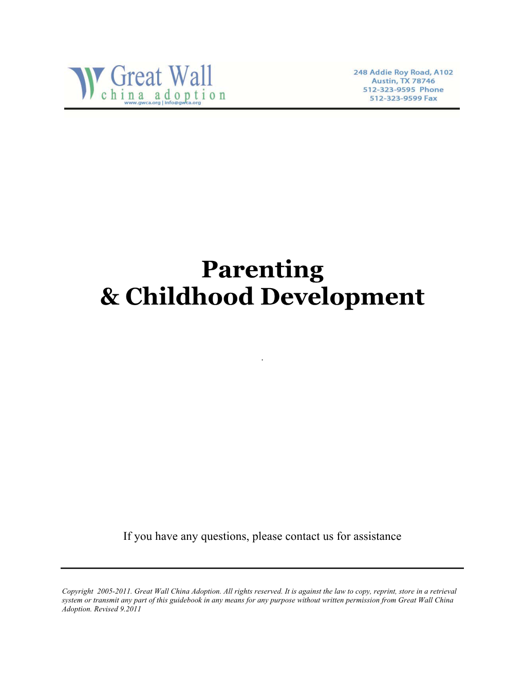 Parenting & Childhood Development