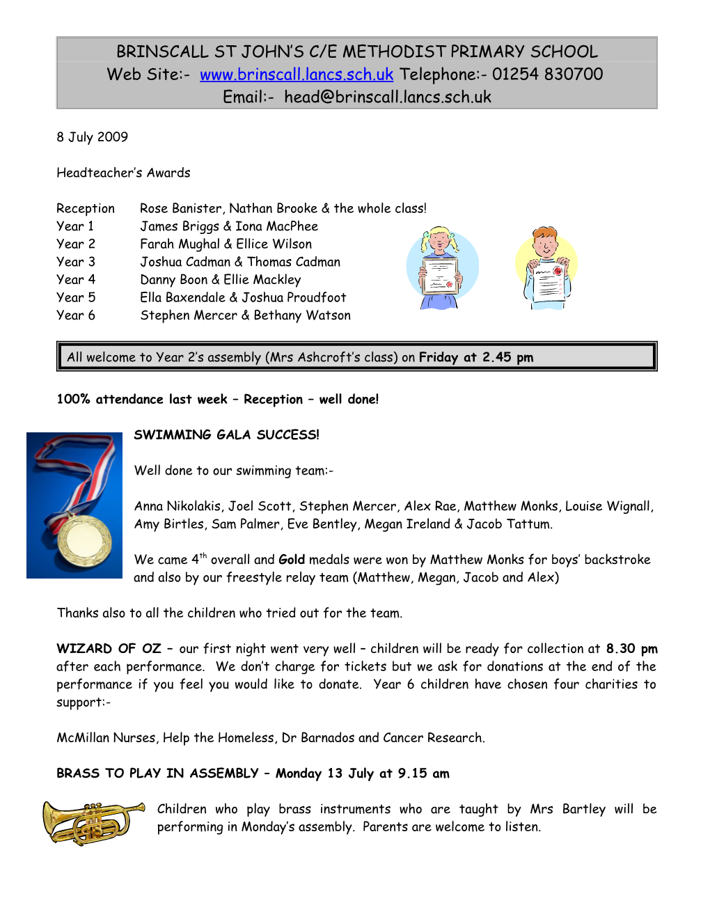 St John S C/E Methodist Primary School Brinscall