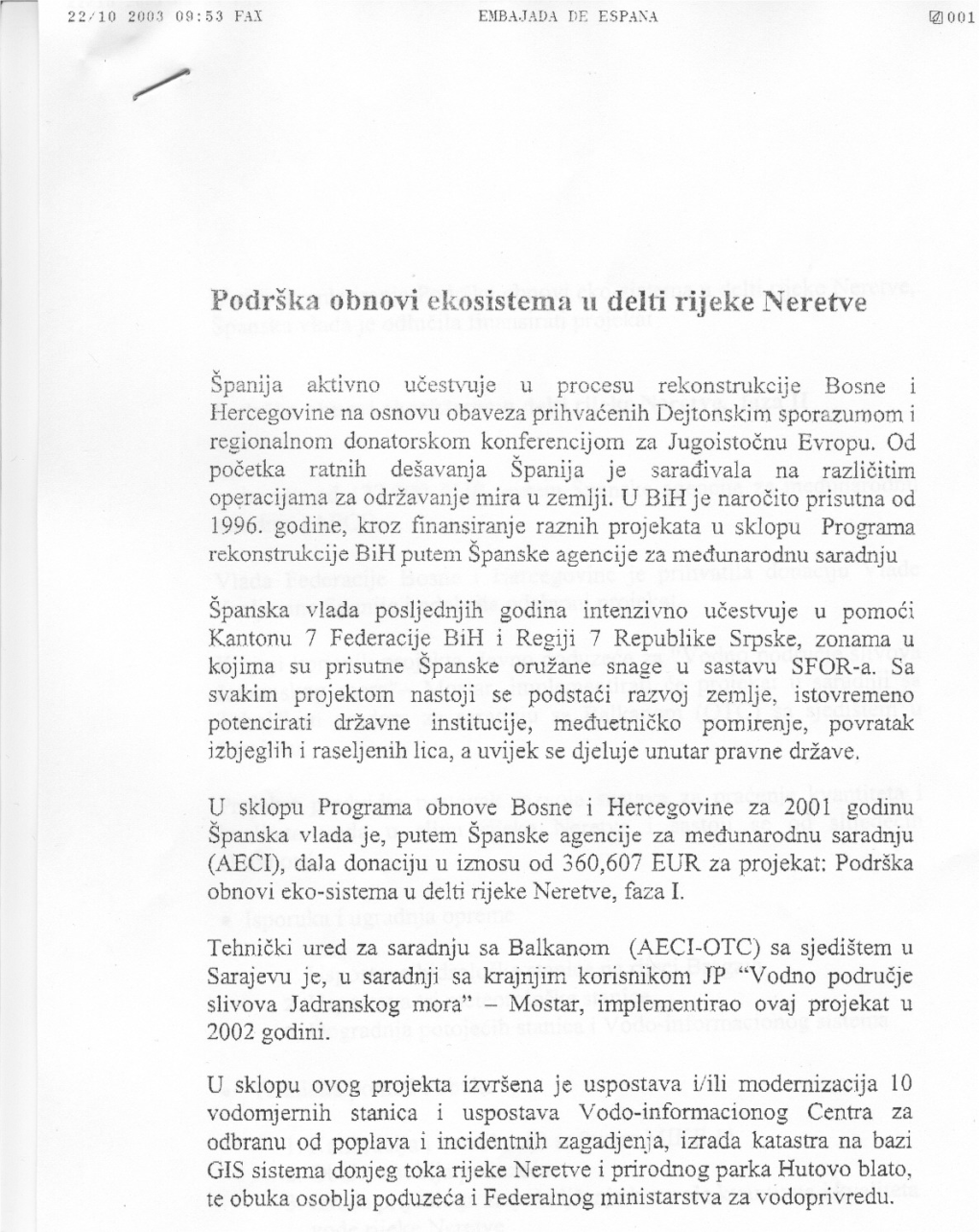 Podrška Obnovi Ekosistema Il Delti Rijeke Neretve