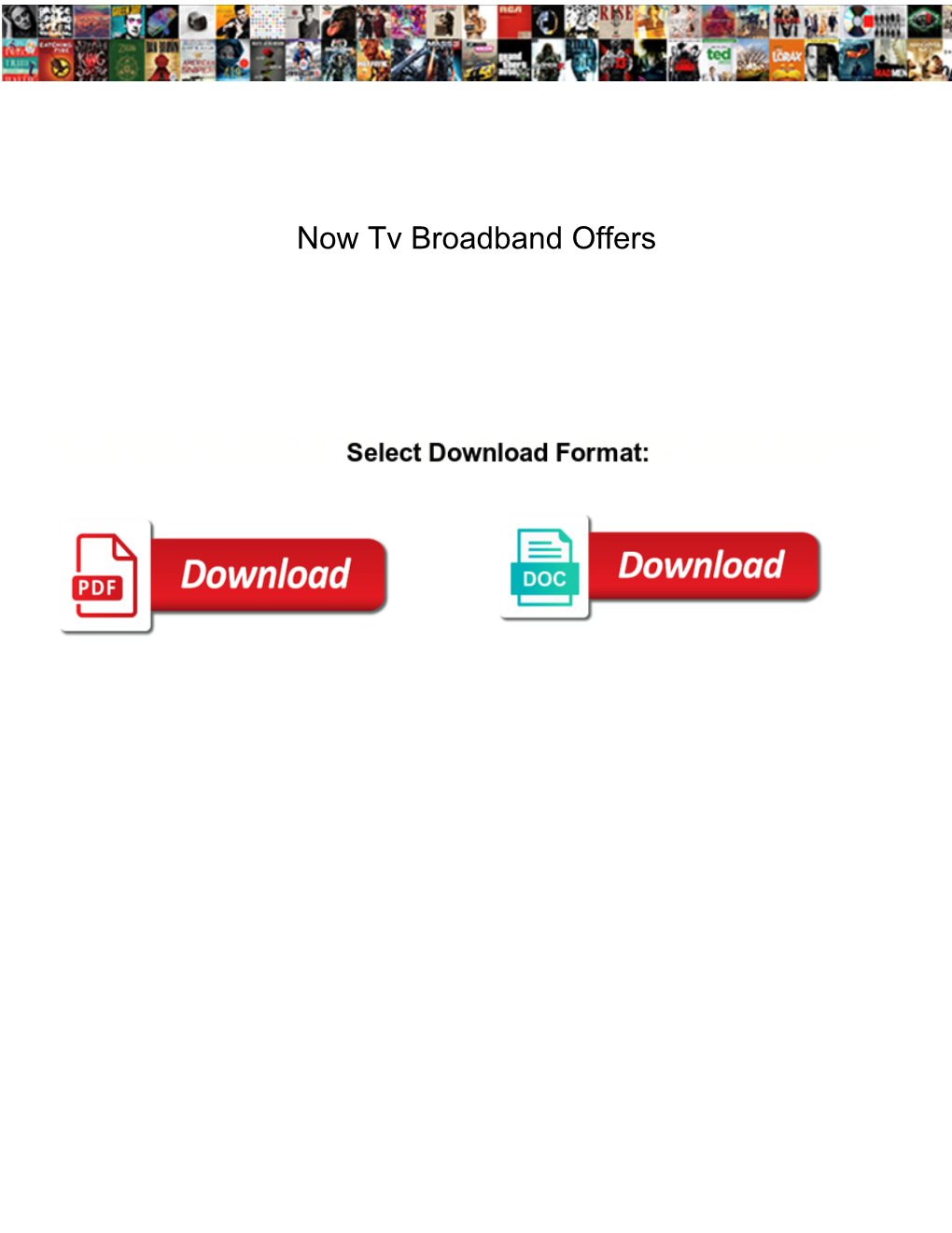 Now Tv Broadband Offers