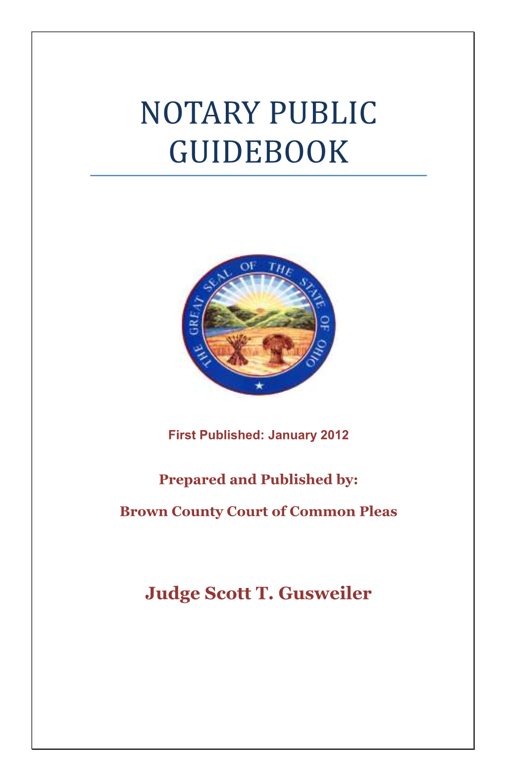 Notary Public Guidebook