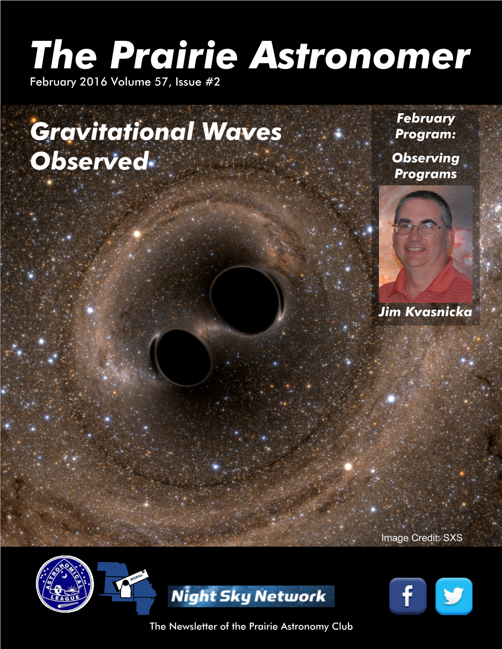 The Prairie Astronomer February 2016 Volume 57, Issue #2