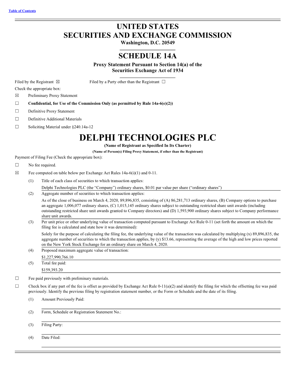 Delphi Technologies