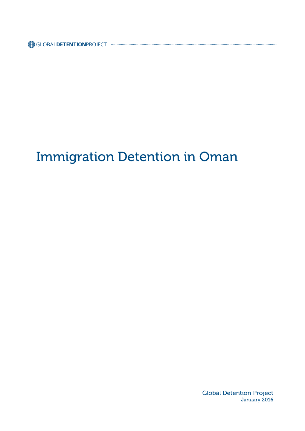 Immigration Detention in Oman