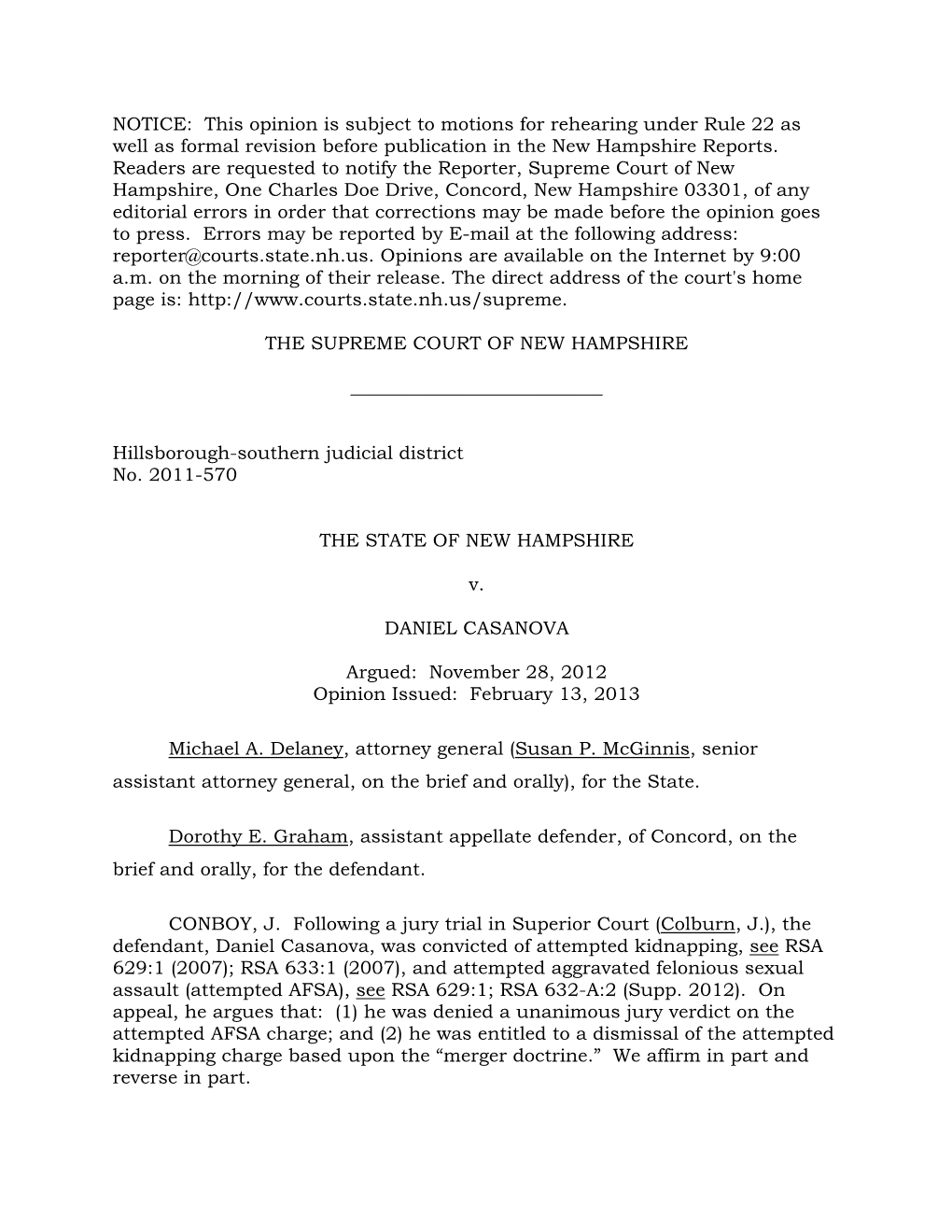 Kidnapping Charge Based Upon the “Merger Doctrine.” We Affirm in Part and Reverse in Part