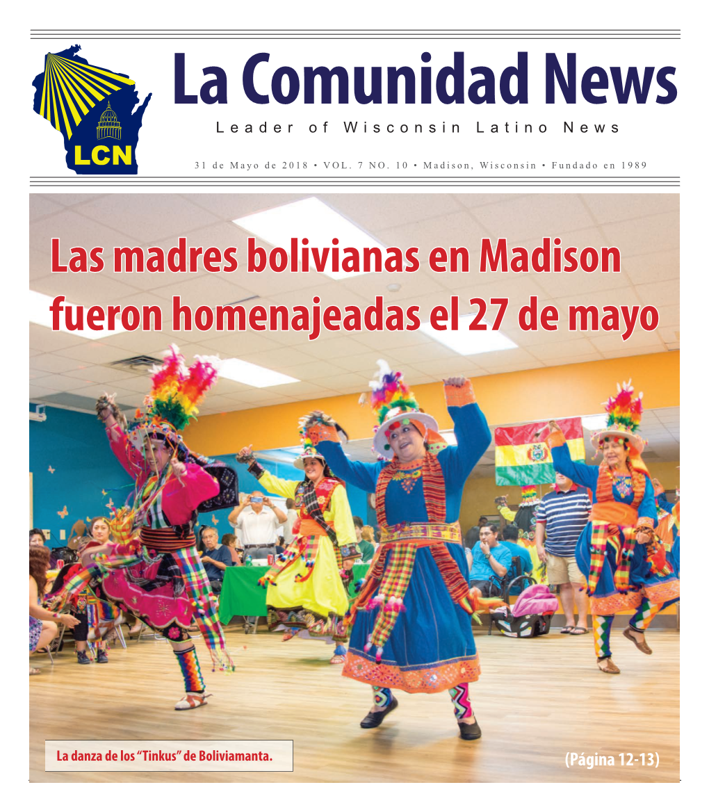 Las Madres Bolivianas En Madison Fueron Homenajeadas El 27 De Mayo