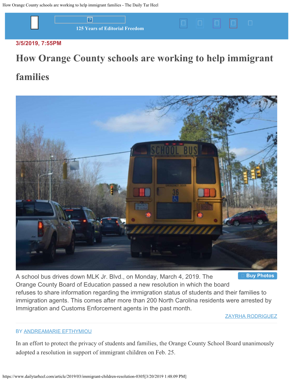 How Orange County Schools Are Working to Help Immigrant Families - the Daily Tar Heel