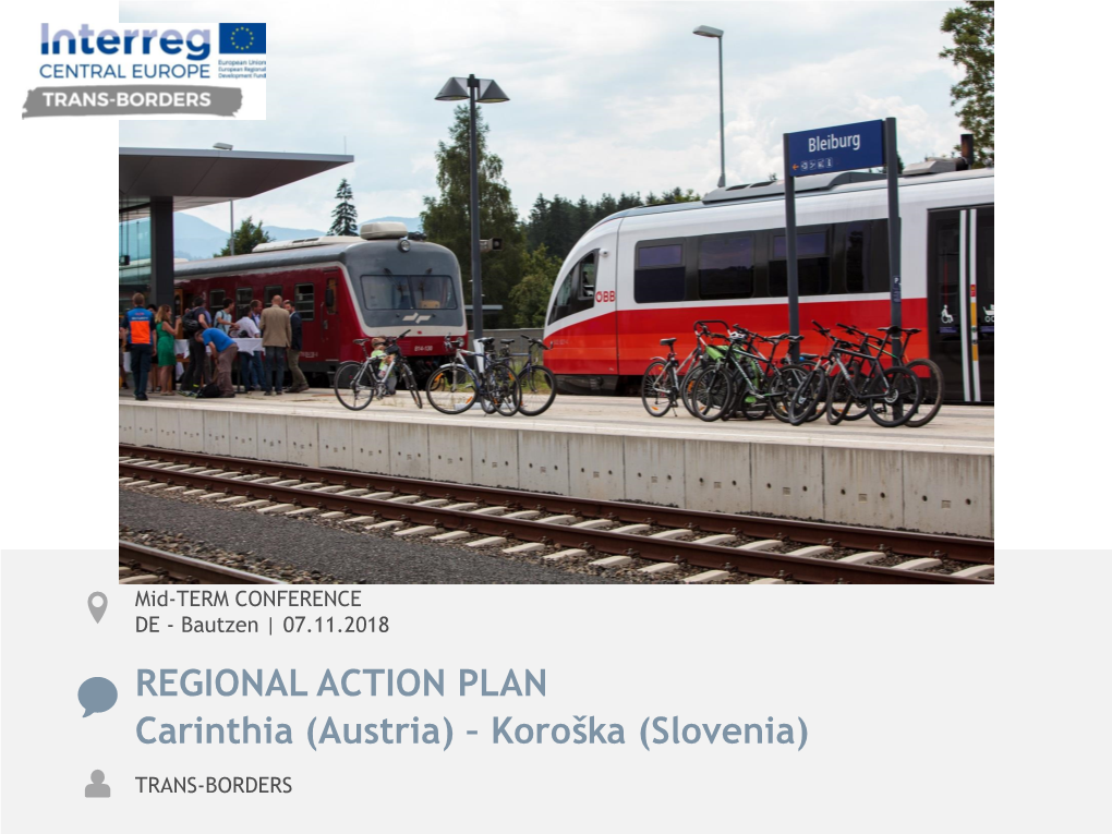 REGIONAL ACTION PLAN Carinthia (Austria) – Koroška (Slovenia)