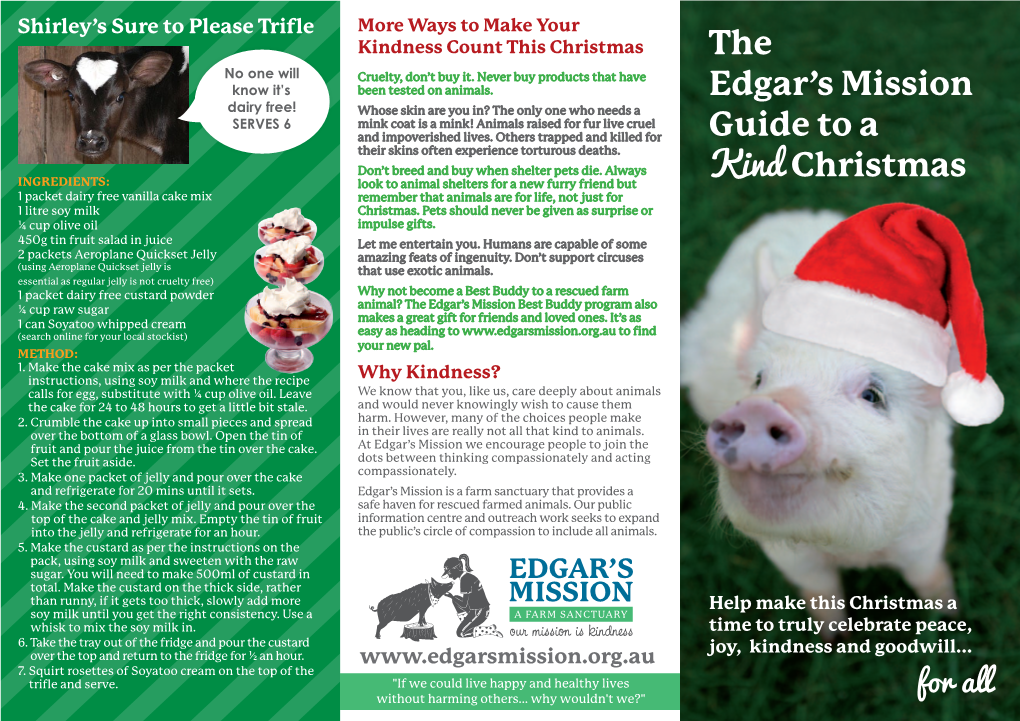 The Edgar's Mission Guide to a Kind Christmas