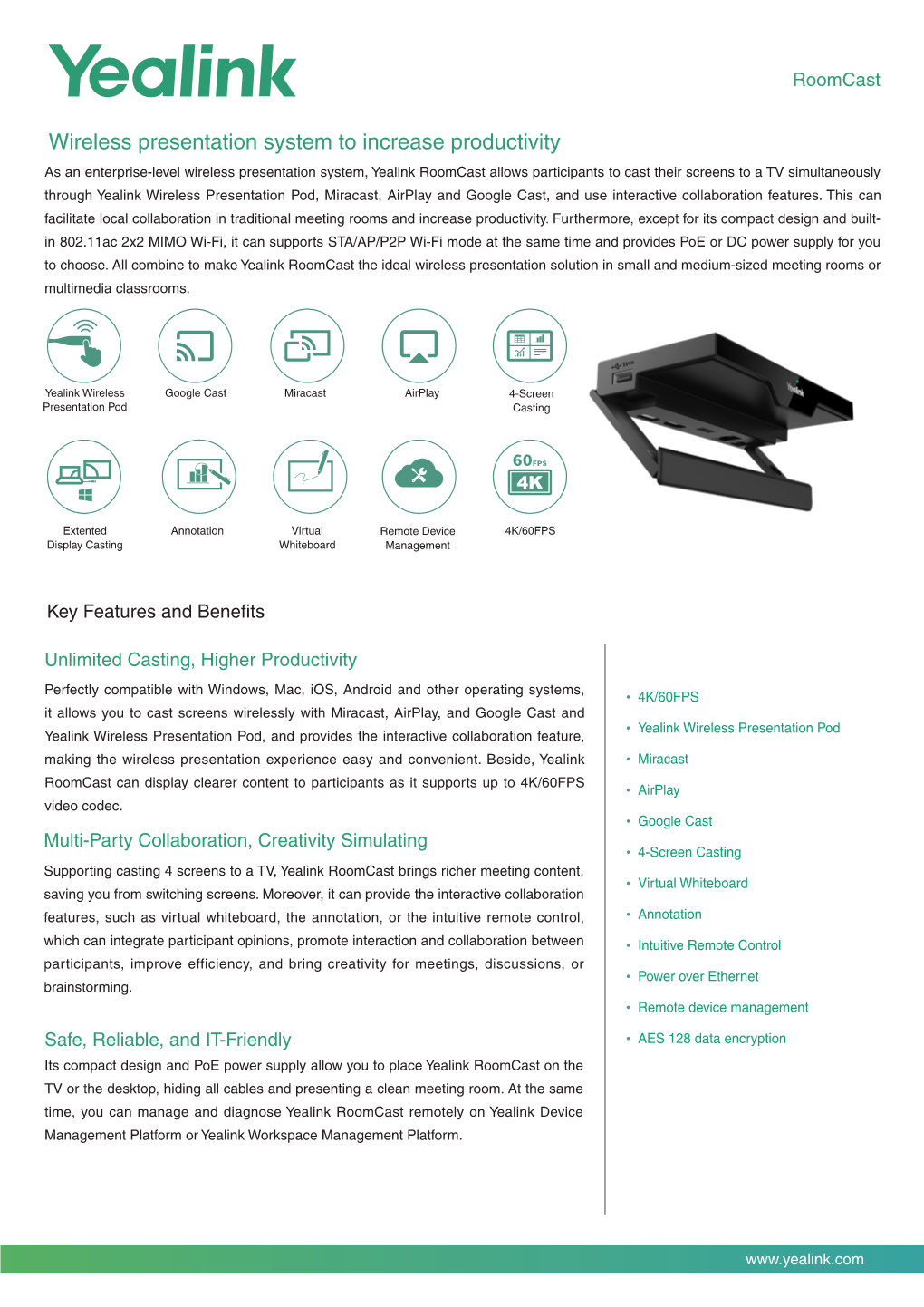 Wireless Presentation System to Increase Productivity