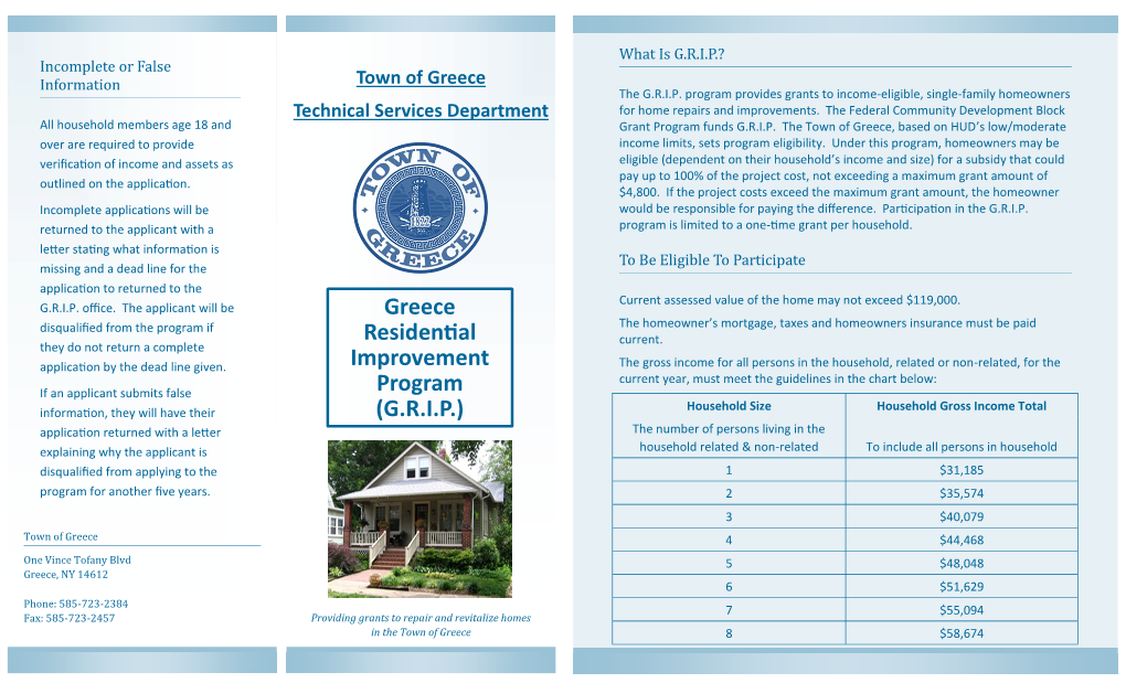 Greece Residential Improvement Program