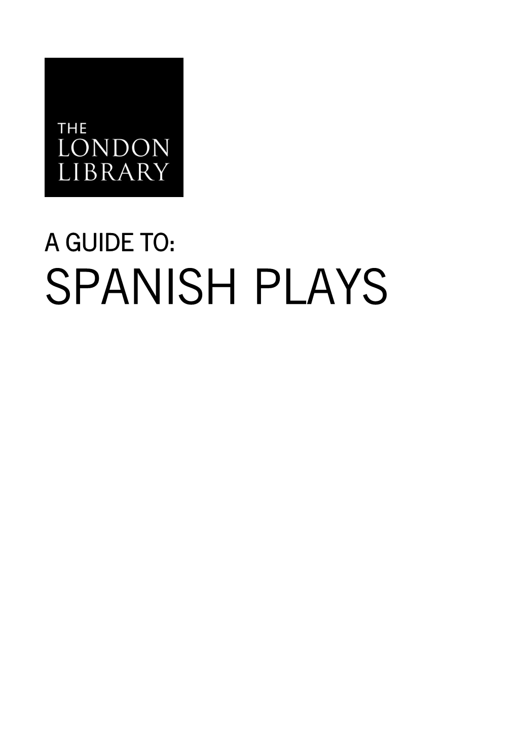 Spanish Plays