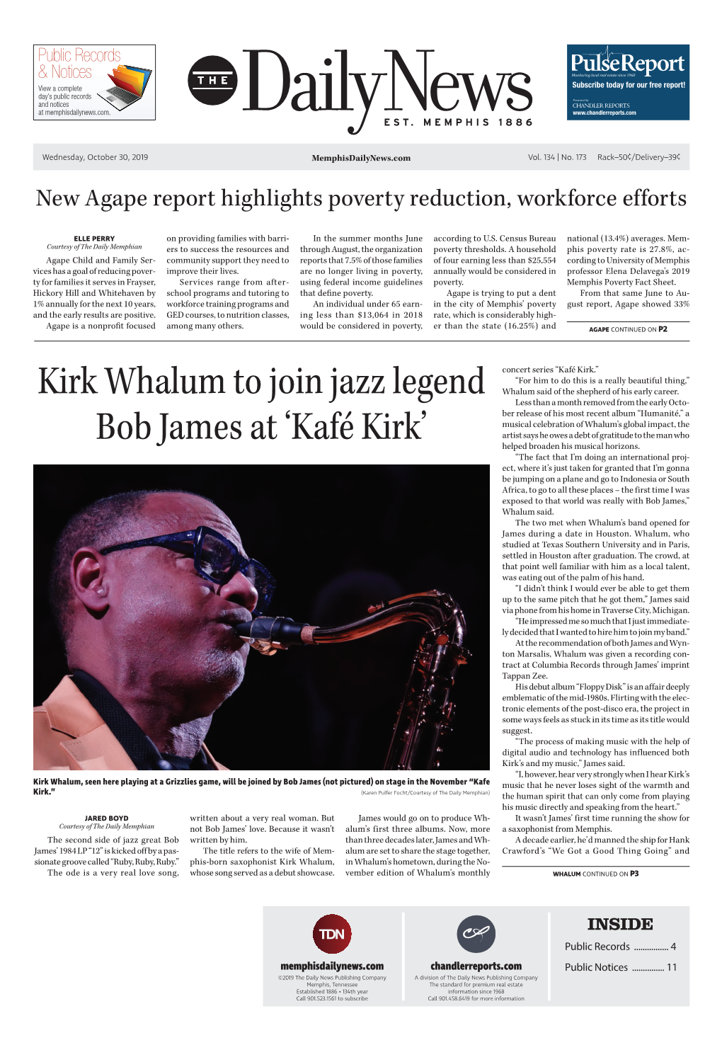 Kirk Whalum to Join Jazz Legend Bob James At