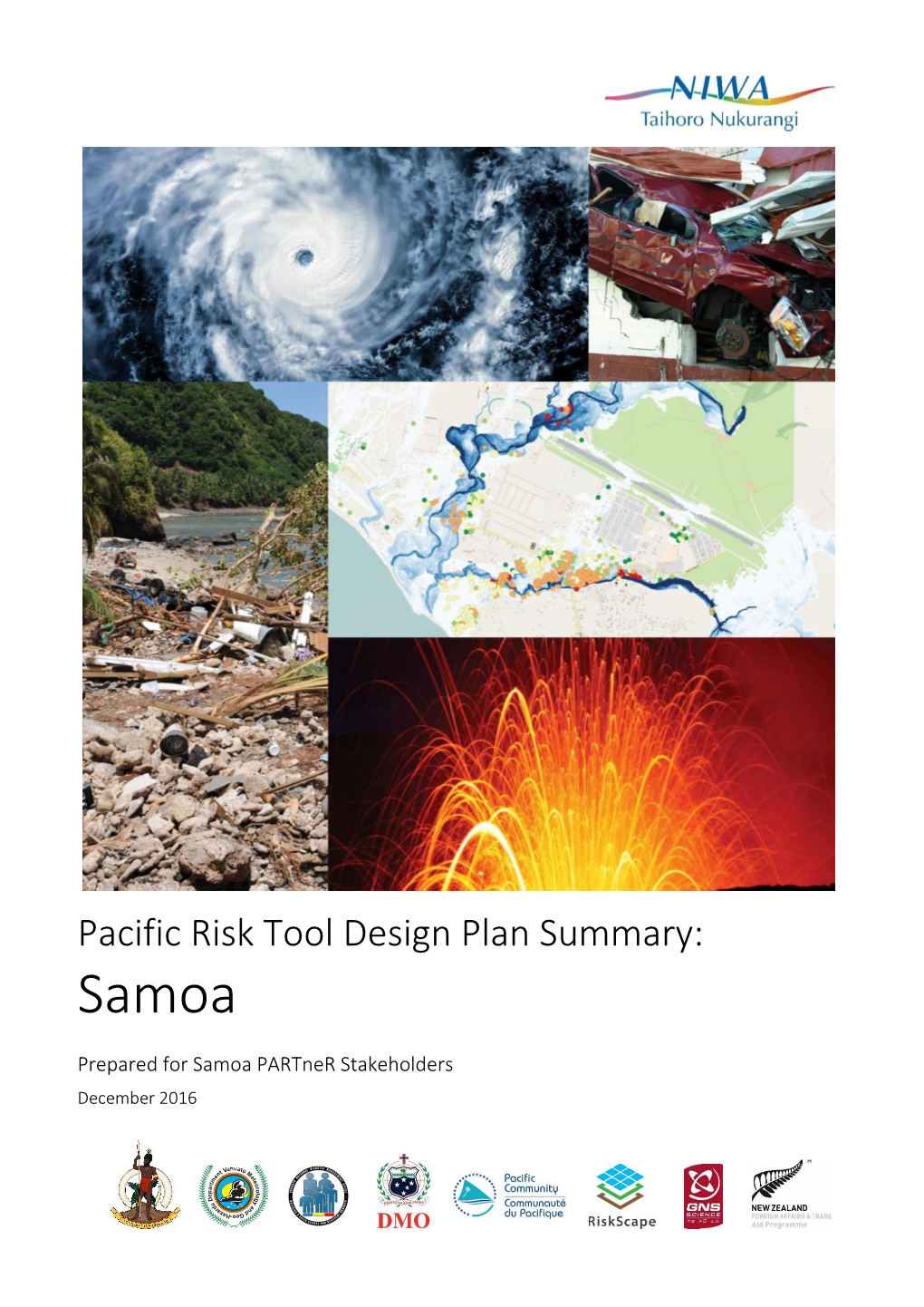 Pacific Risk Tool Design Plan Summary: Samoa