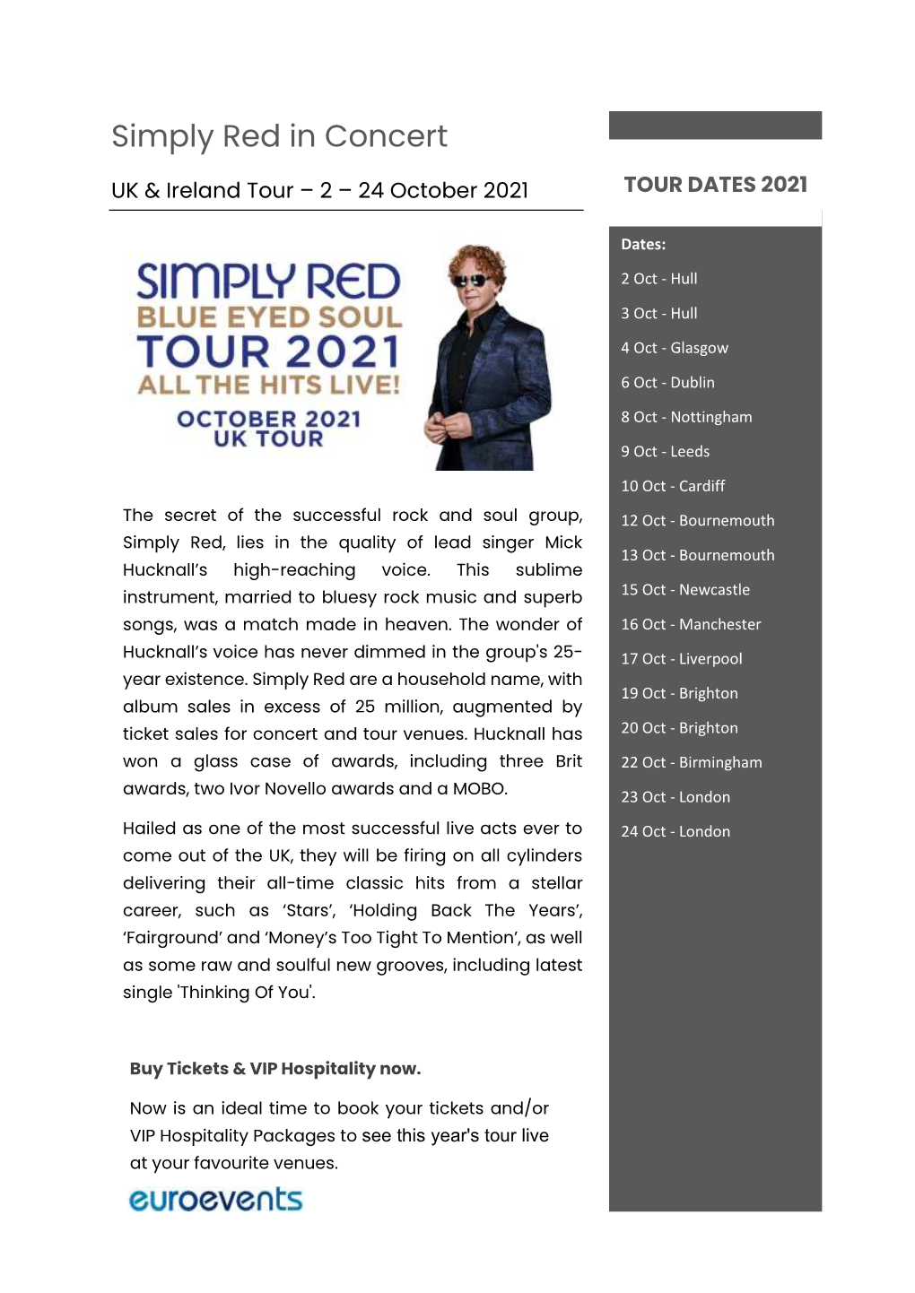 Simply Red in Concert