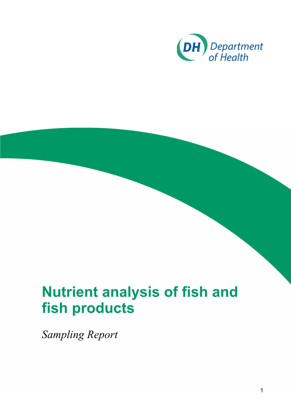 Nutrient Analysis of Fish and Fish Products