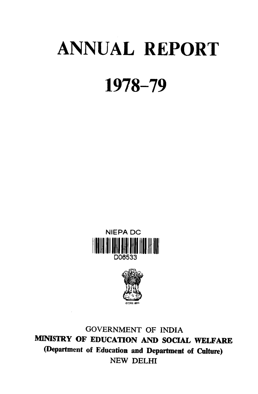 Annual Report 1978-79