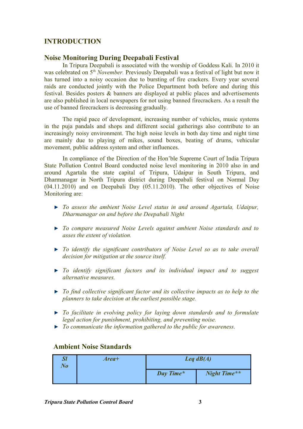 Noise Monitoring During Deepabali Festival