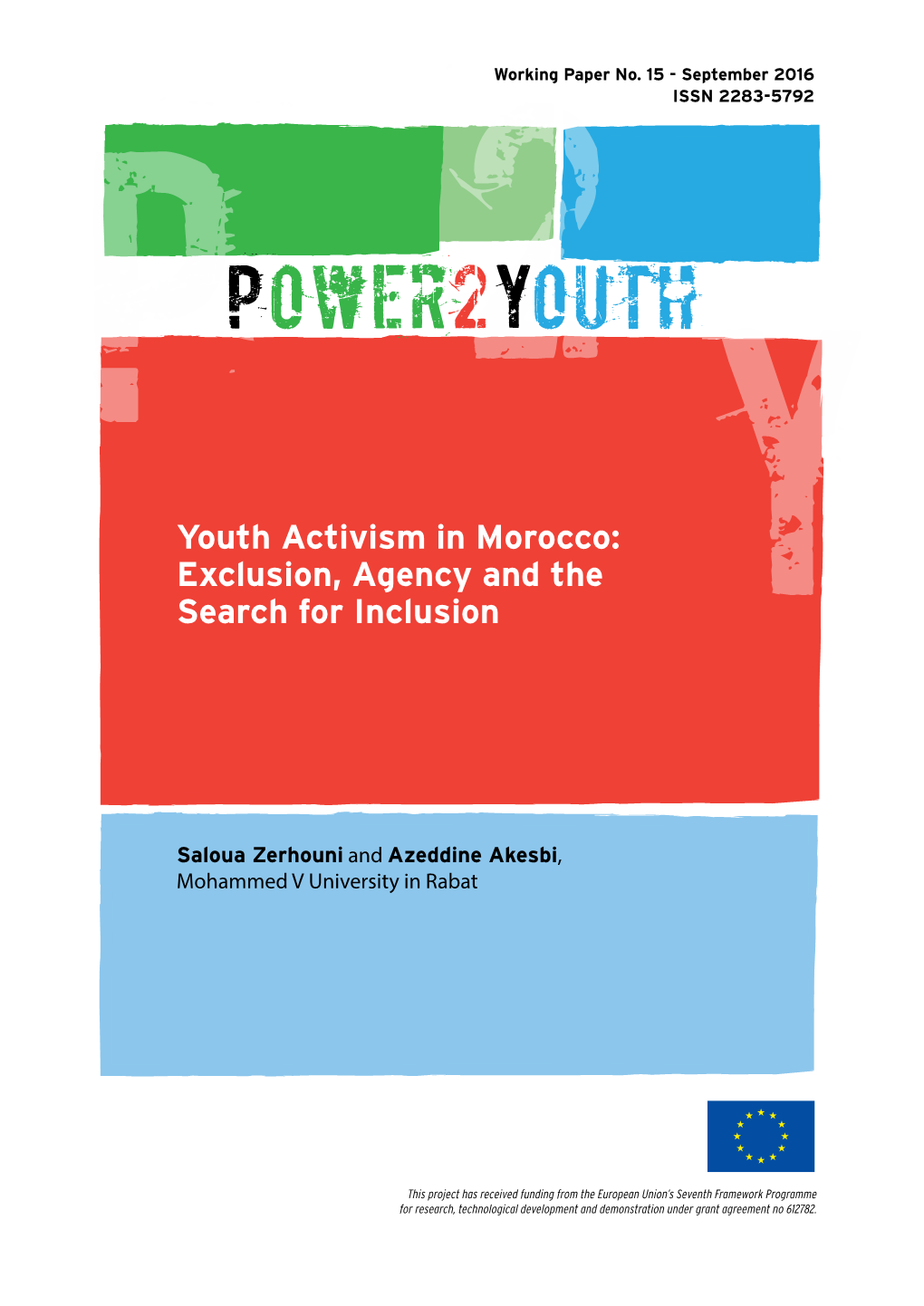 Youth Activism in Morocco: Exclusion, Agency and the Search for Inclusion