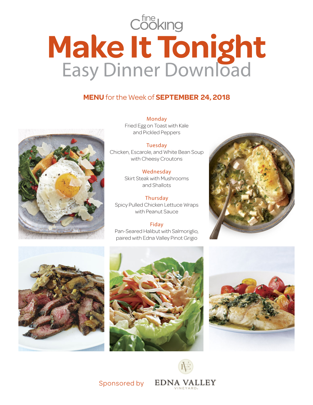 Make It Tonight Easy Dinner Download