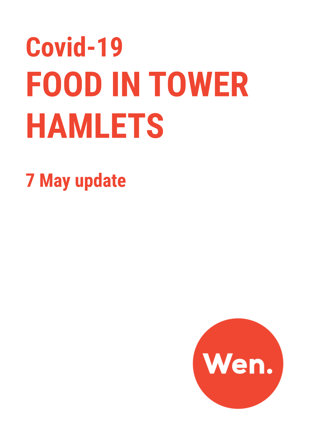 Food in Tower Hamlets