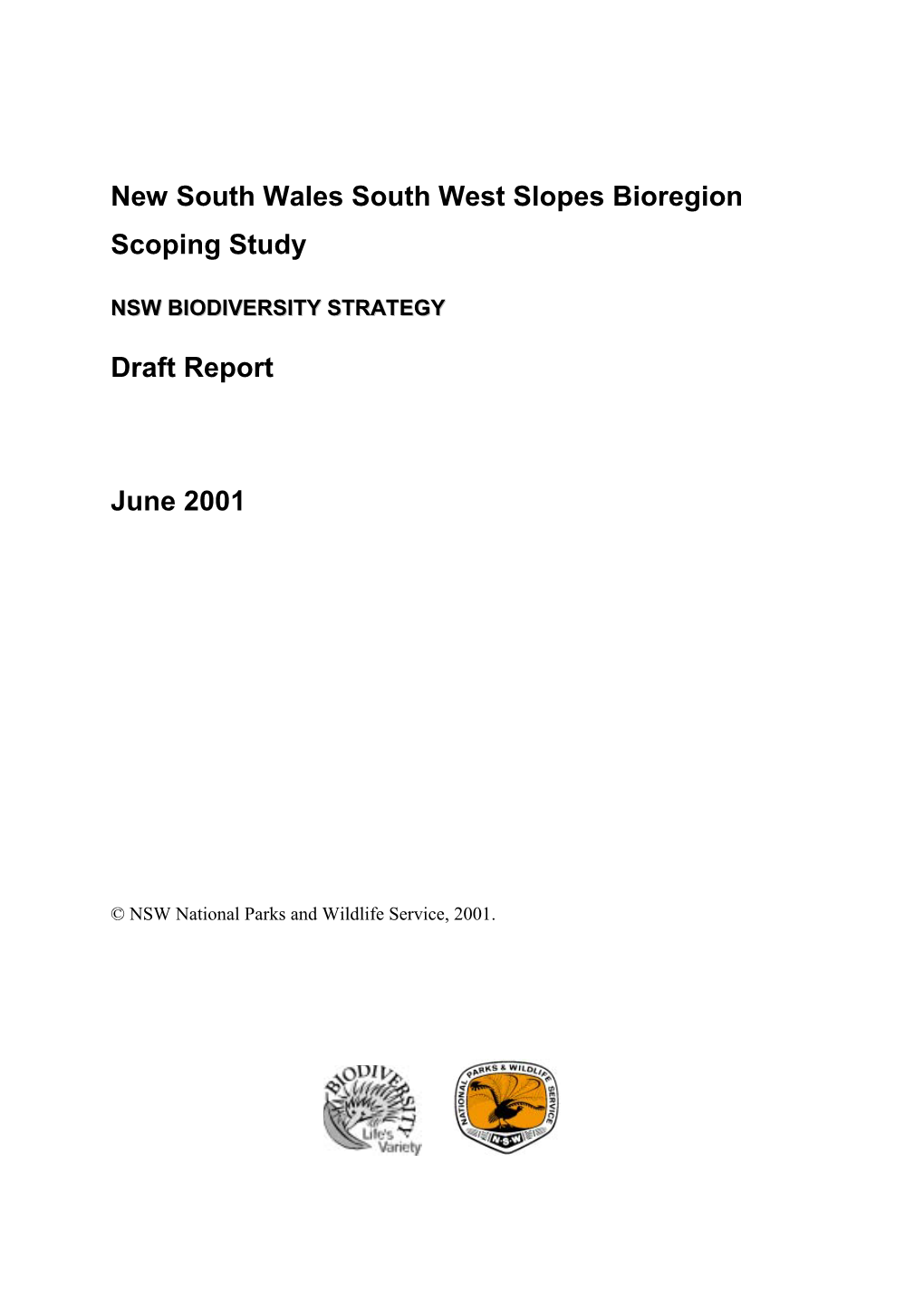 NSW South West Slopes Bioregional Assessment