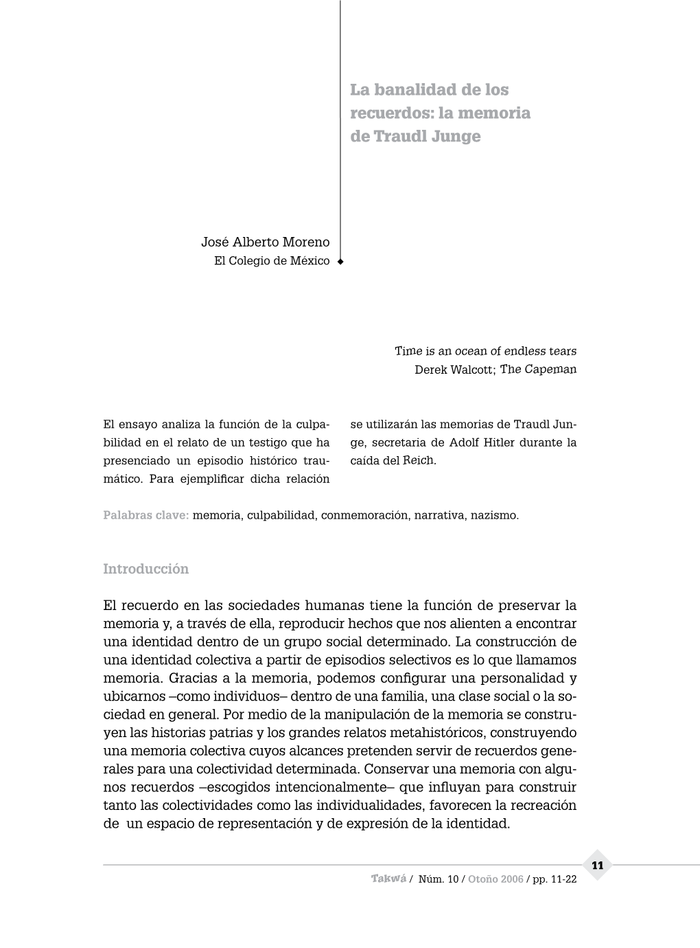 La Banalidad De Los Recuerdos: La Memoria De Traudl Junge