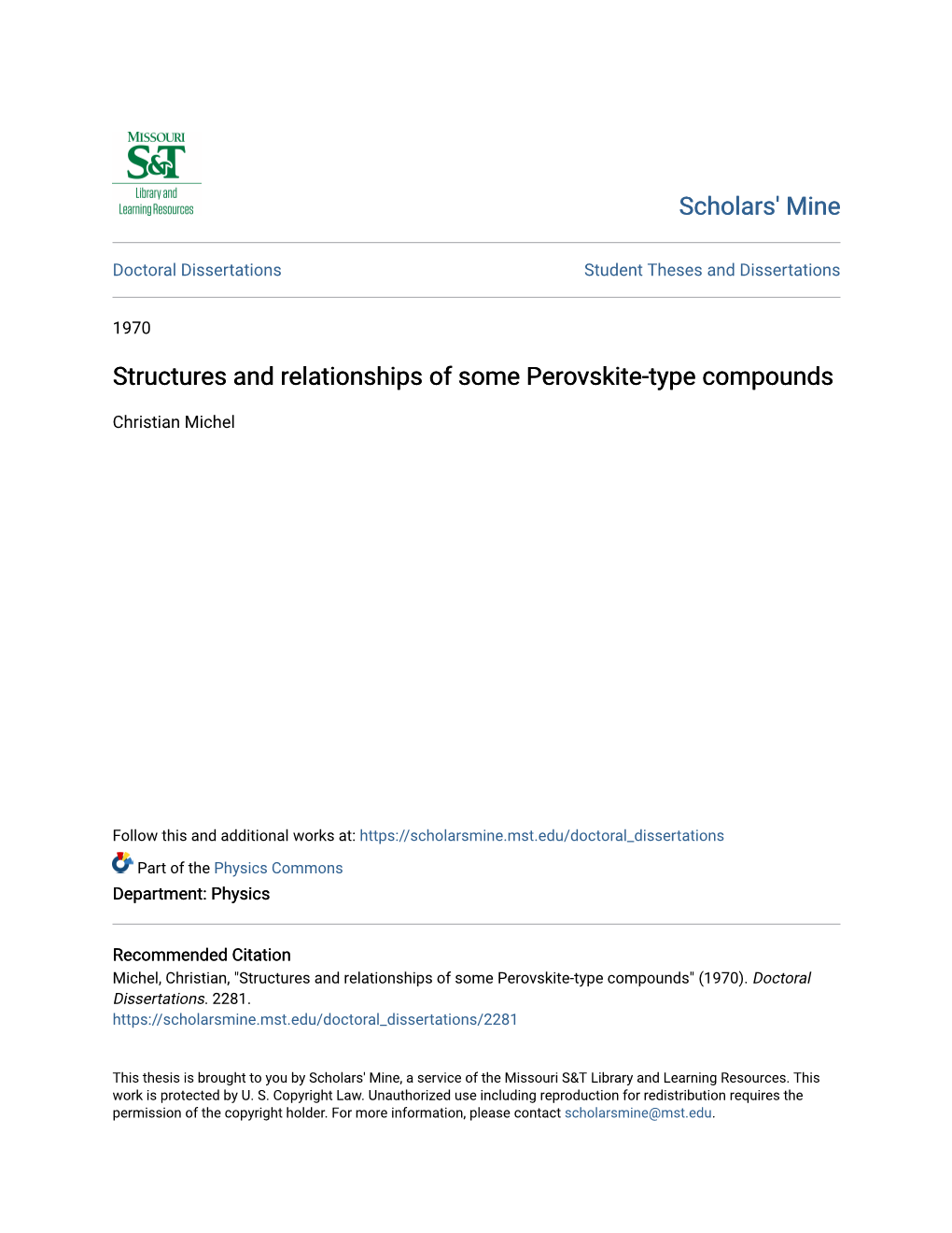 Structures and Relationships of Some Perovskite-Type Compounds