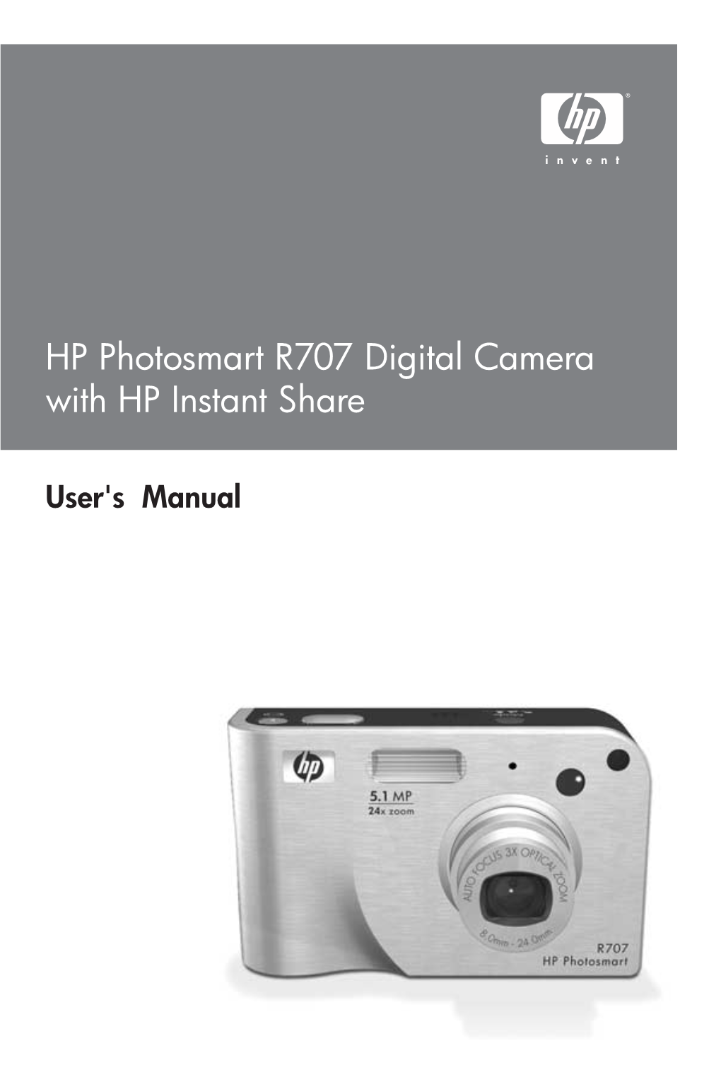 HP Photosmart R707 Digital Camera with HP Instant Share