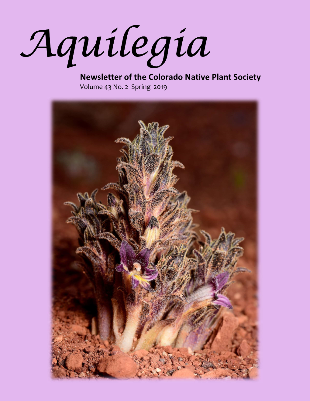 Aquilegia 2019 Spring Volume 43-2