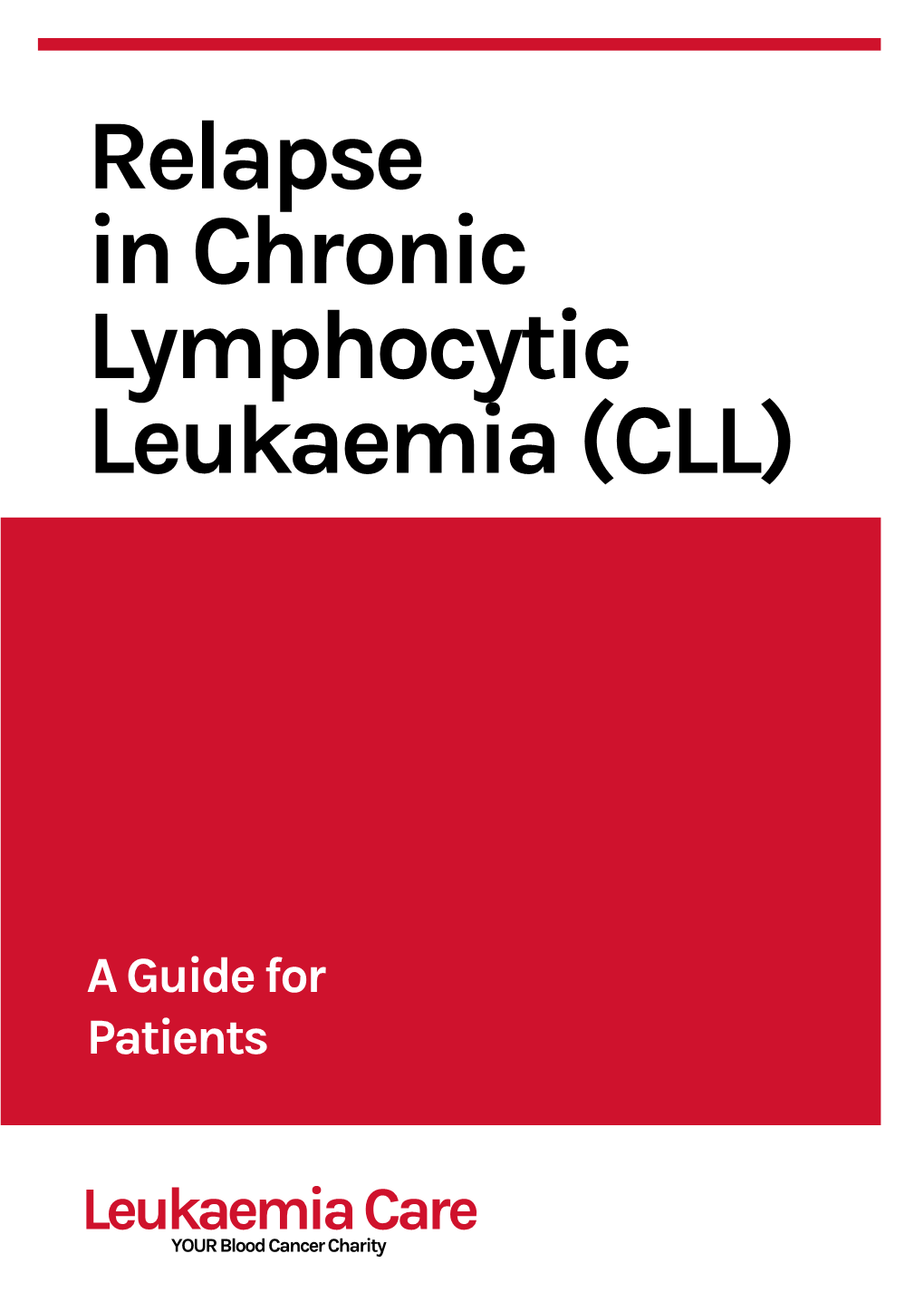 Relapse in Chronic Lymphocytic Leukaemia (CLL)