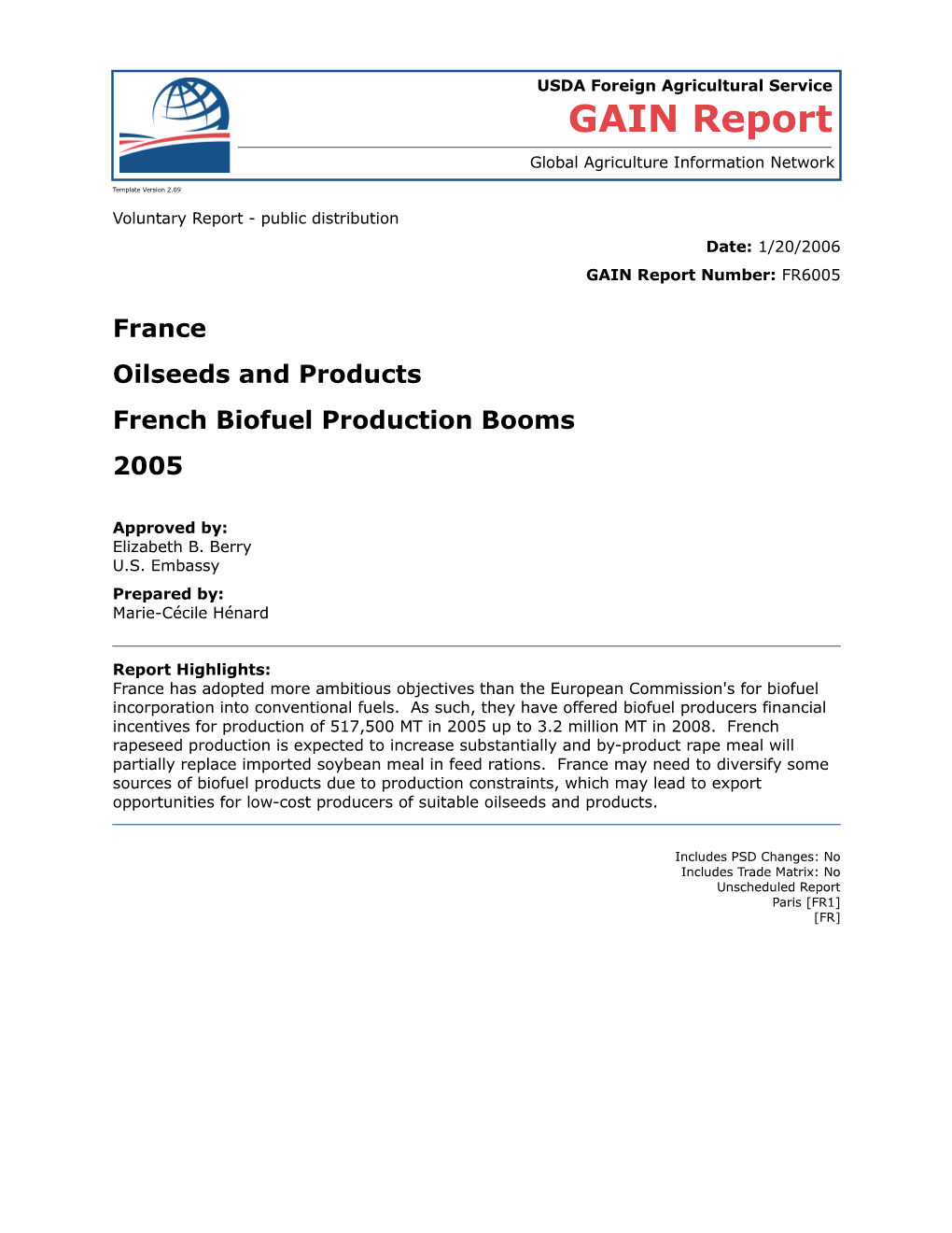 Biodiesel Production Increase