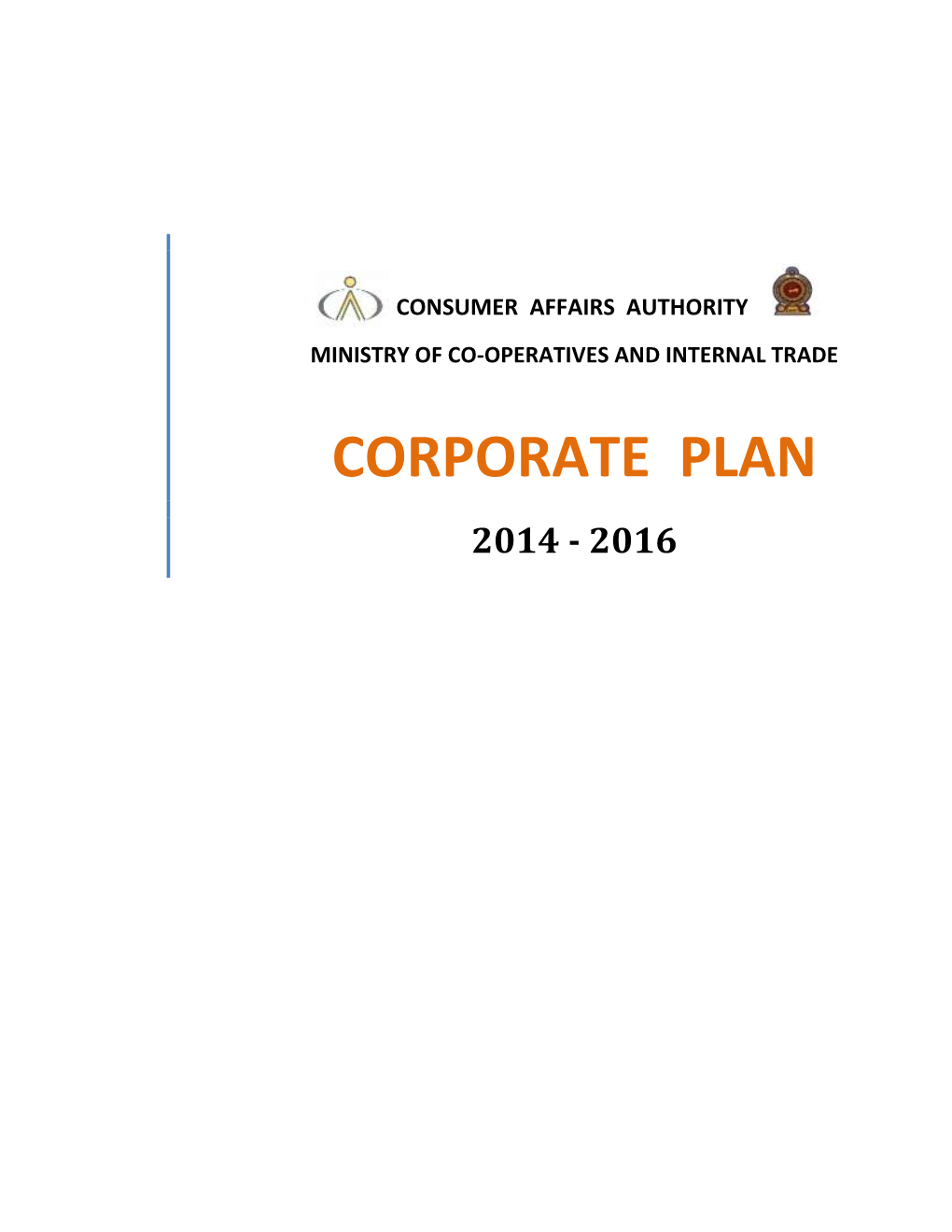 Corporate Plan 2014-2016