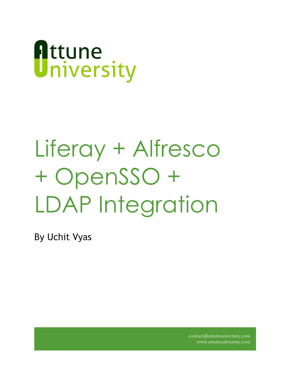 Liferay + Alfresco + Opensso + LDAP Integration