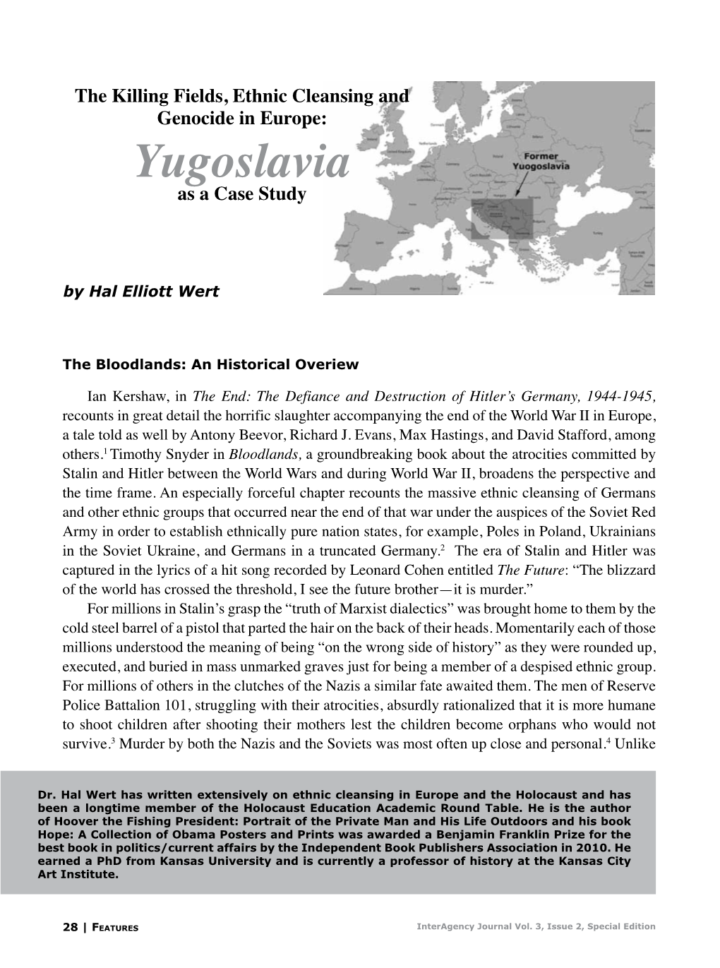 Yugoslavia As a Case Study