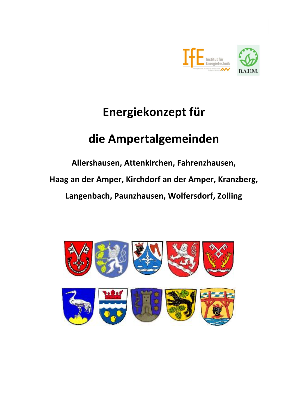 Energiekonzept Für Die Ampertalgemeinden