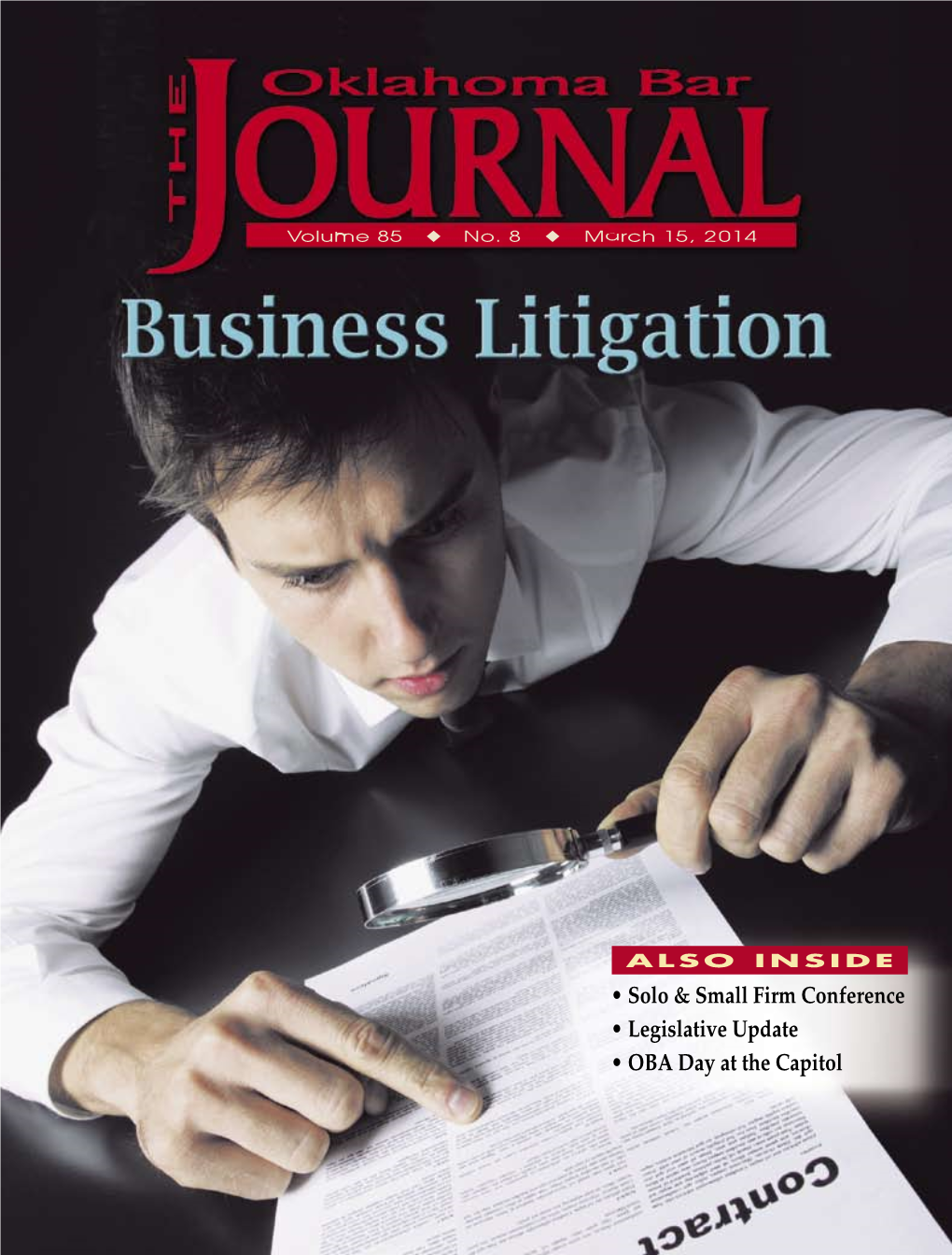 Business Litigation Editor: Mark Ramsey Contents March 15, 2014 • Vol