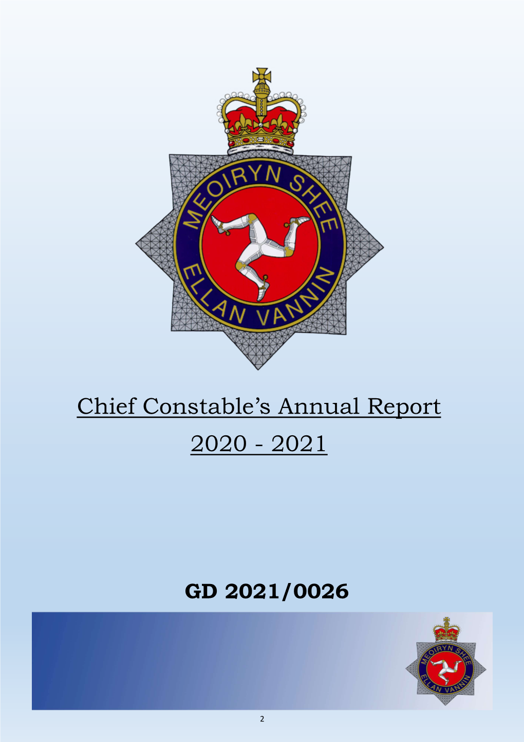 Chief Constable's Annual Report 2020