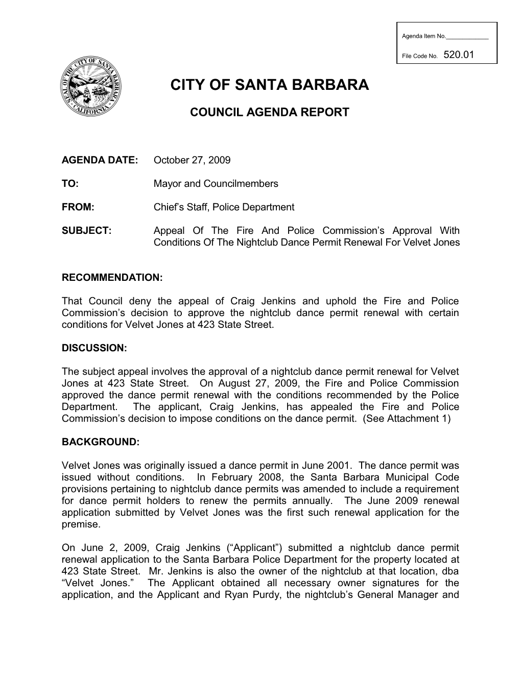 City of Santa Barbara s32