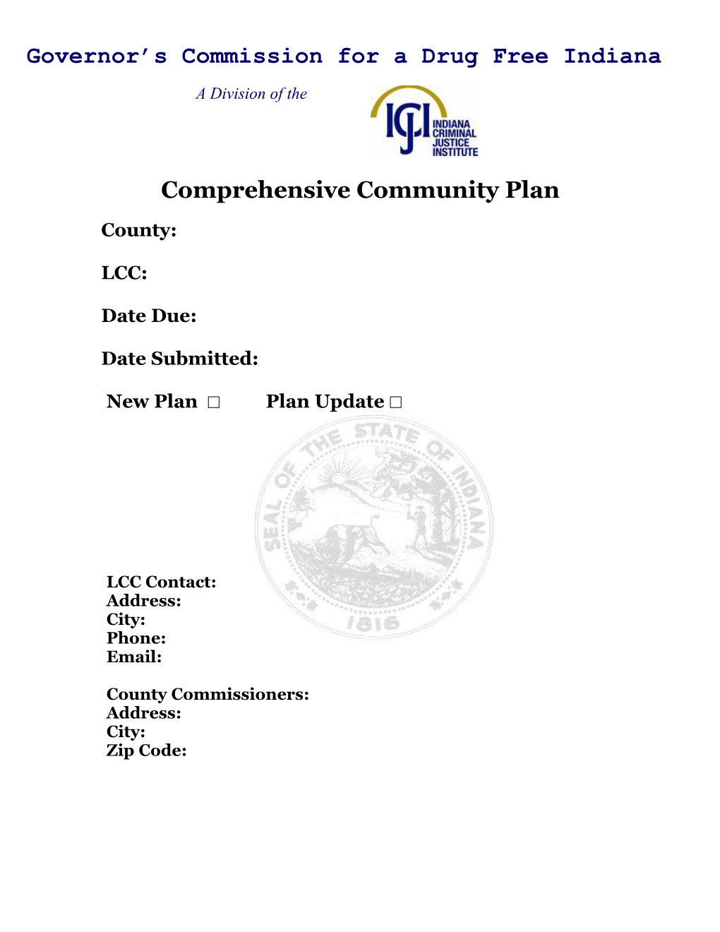 Comprehensive Community Plan 14