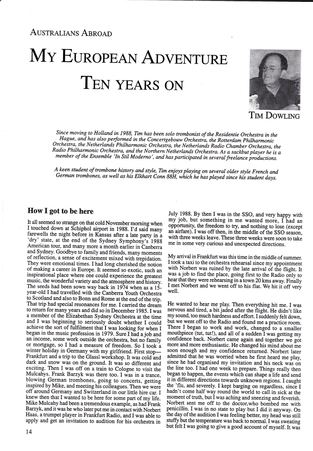 Tim's 1998 ATEM Article