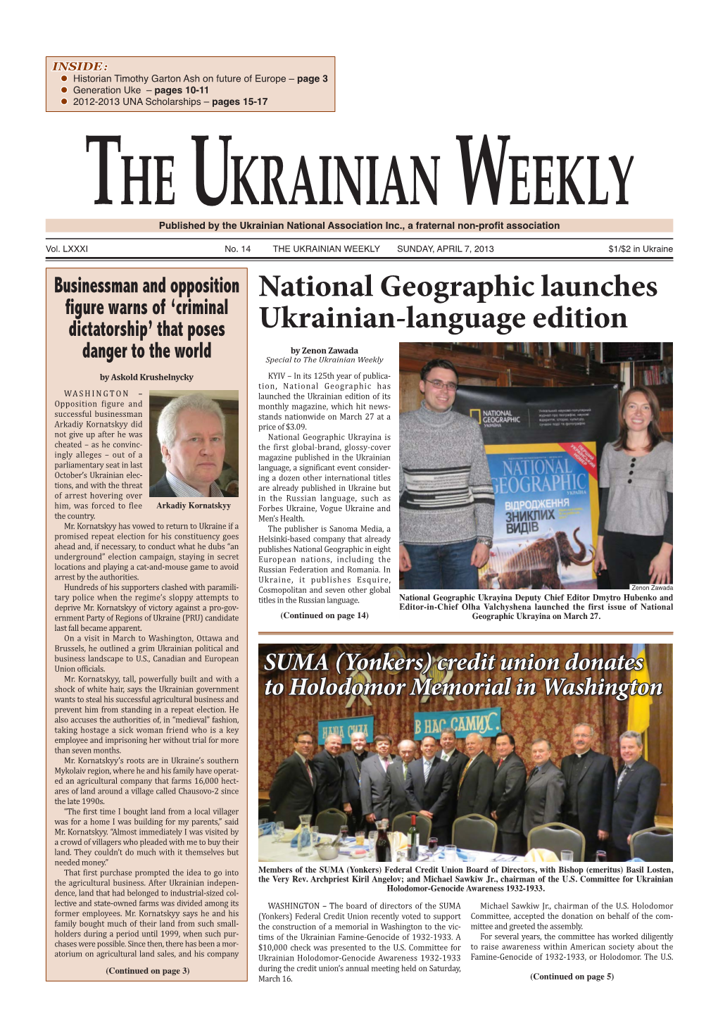 National Geographic Launches Ukrainian-Language Edition