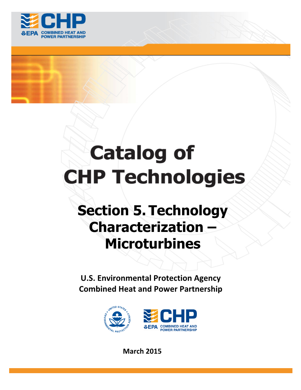 Section 5: Technology Characterization-Microturbines