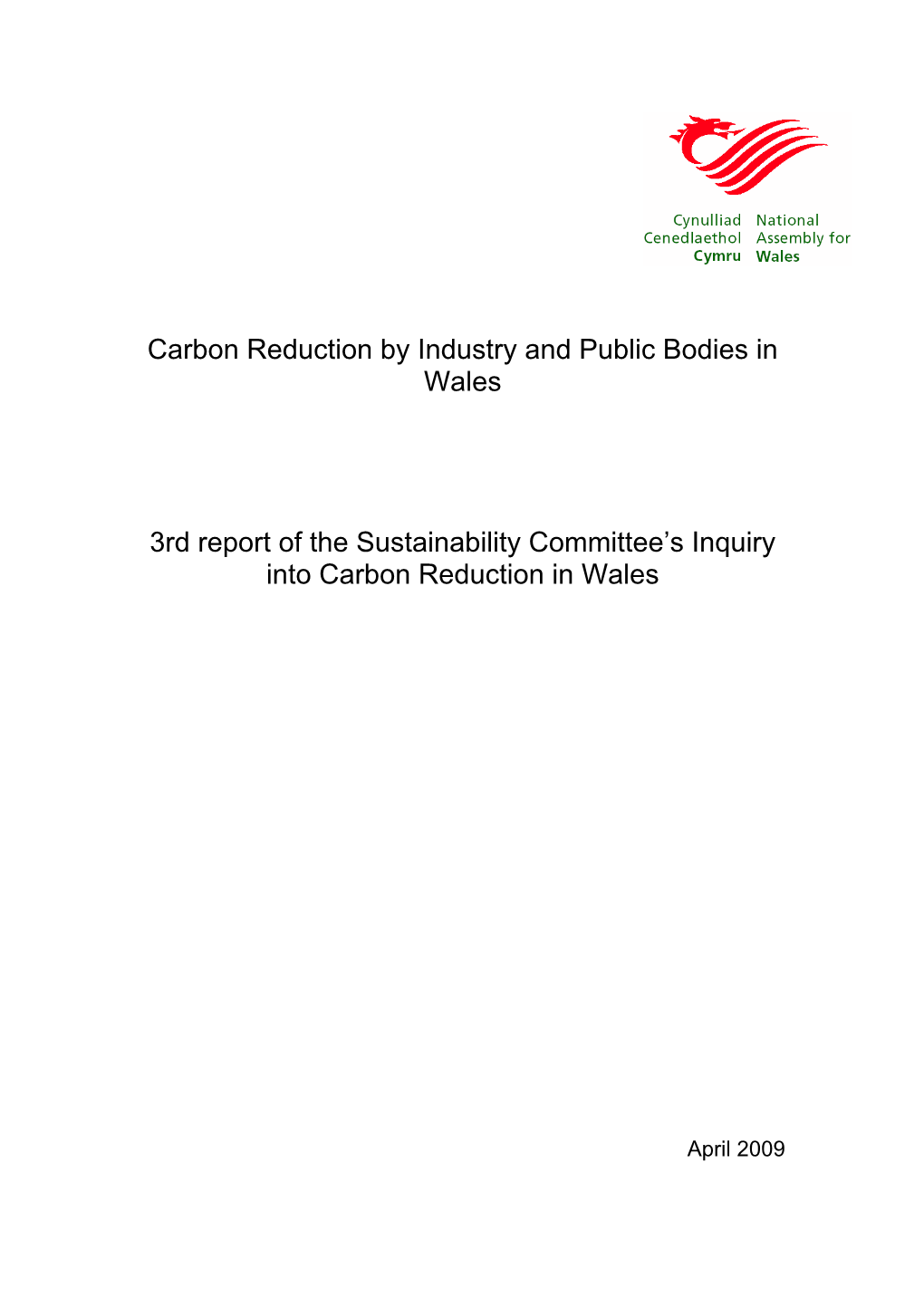 Chapter 3: Carbon Reduction by Industry 14 – 21