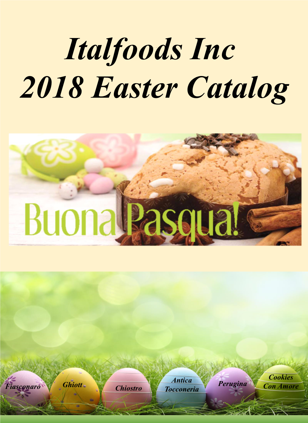 Italfoods Inc 2018 Easter Catalog