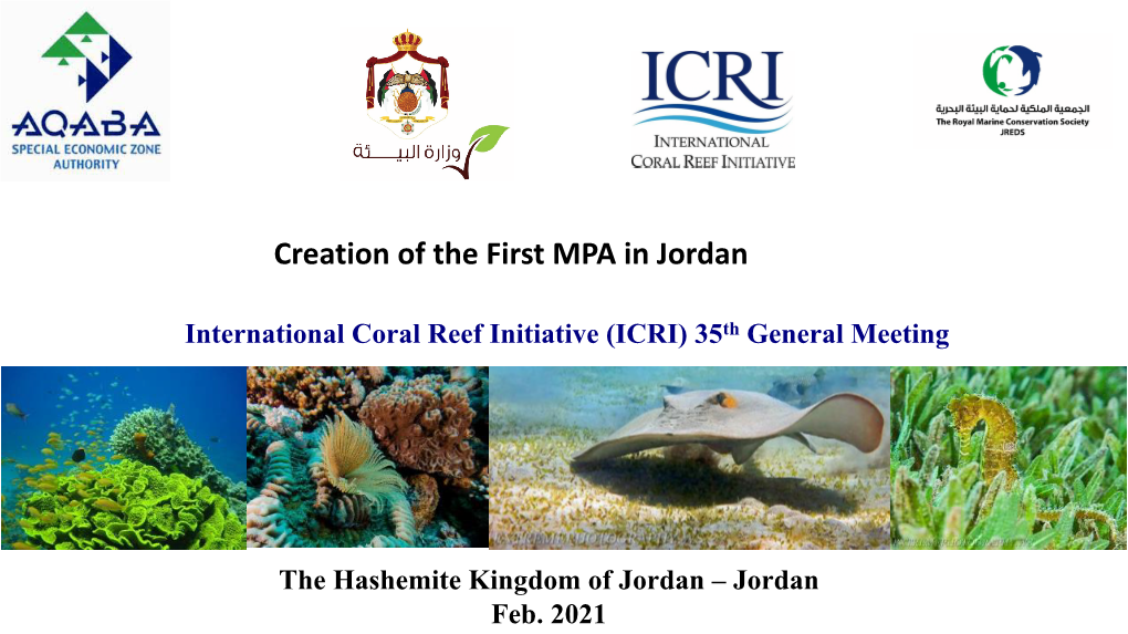 Creation of the First MPA in Jordan